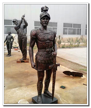 life size roman soldier statue
